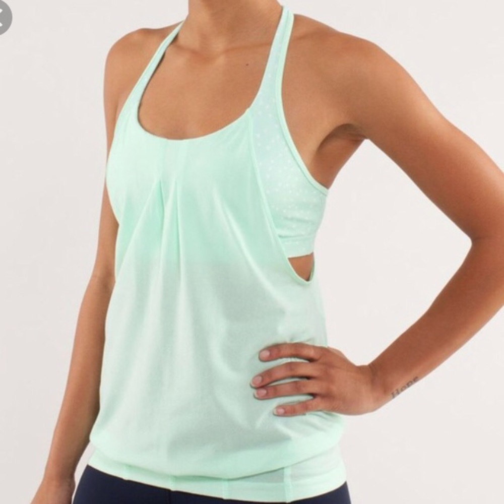 Lululemon Practice Freely Tank Mint Size 4